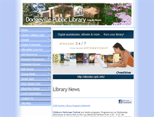 Tablet Screenshot of dodgevillelibrary.com